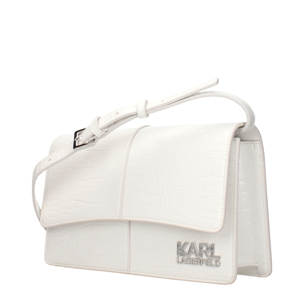 Weiße Crossbody-Tasche aus Polyethylen