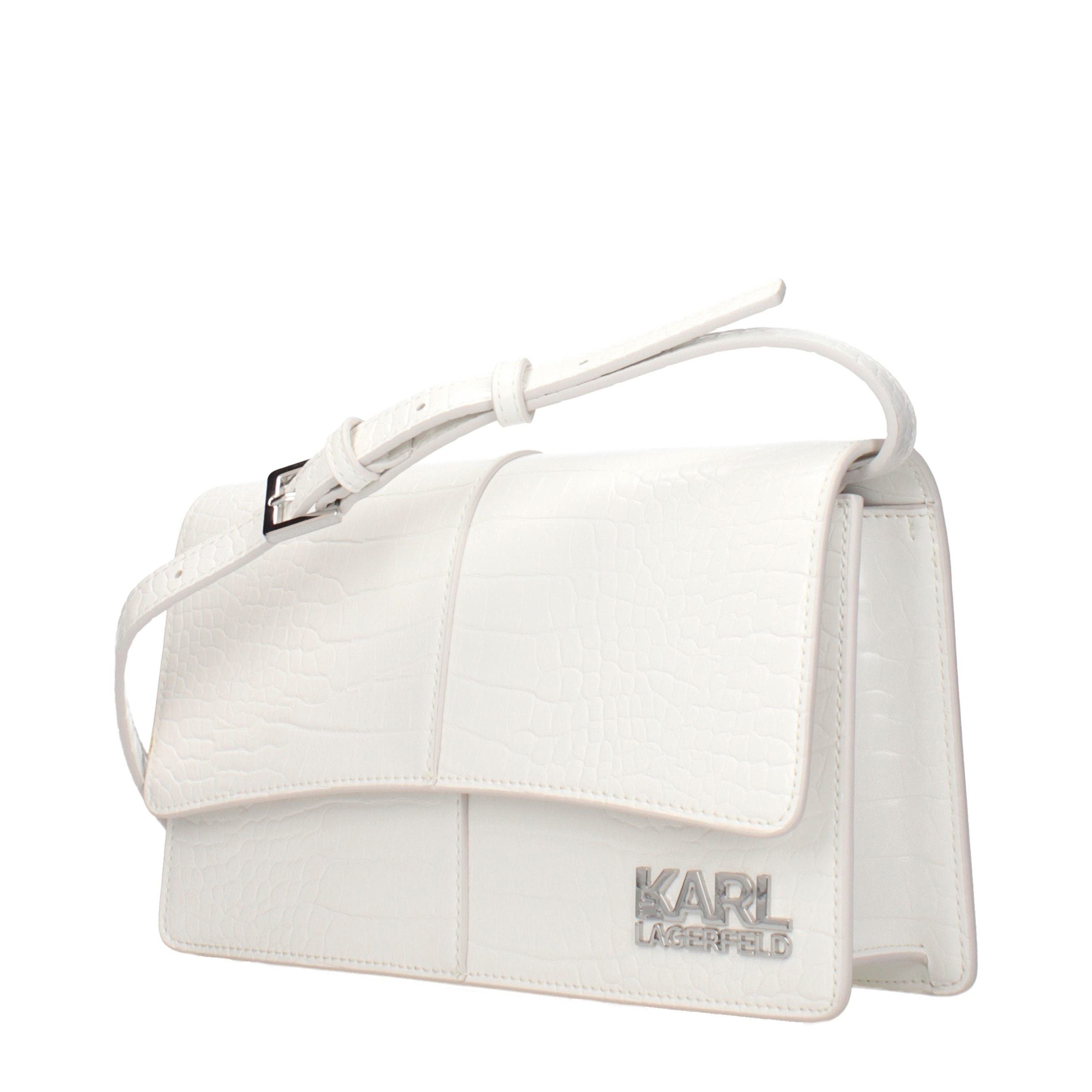 Weiße Crossbody-Tasche aus Polyethylen