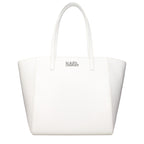 Weiße Schultertasche aus Polyethylen