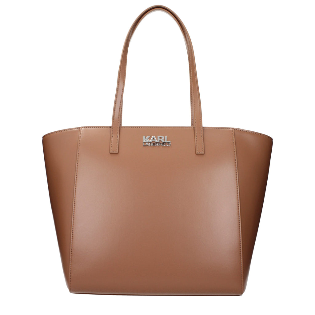 Schultertasche aus braunem Polyethylen