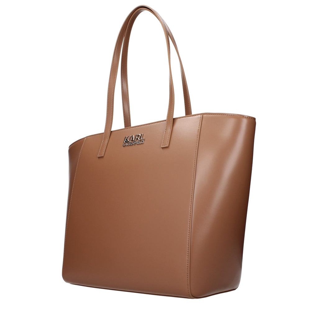 Schultertasche aus braunem Polyethylen