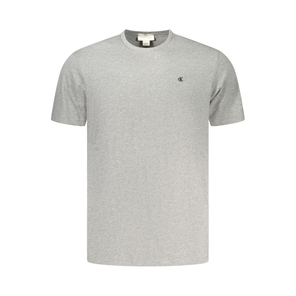 Graues Baumwoll-T-Shirt für Herren