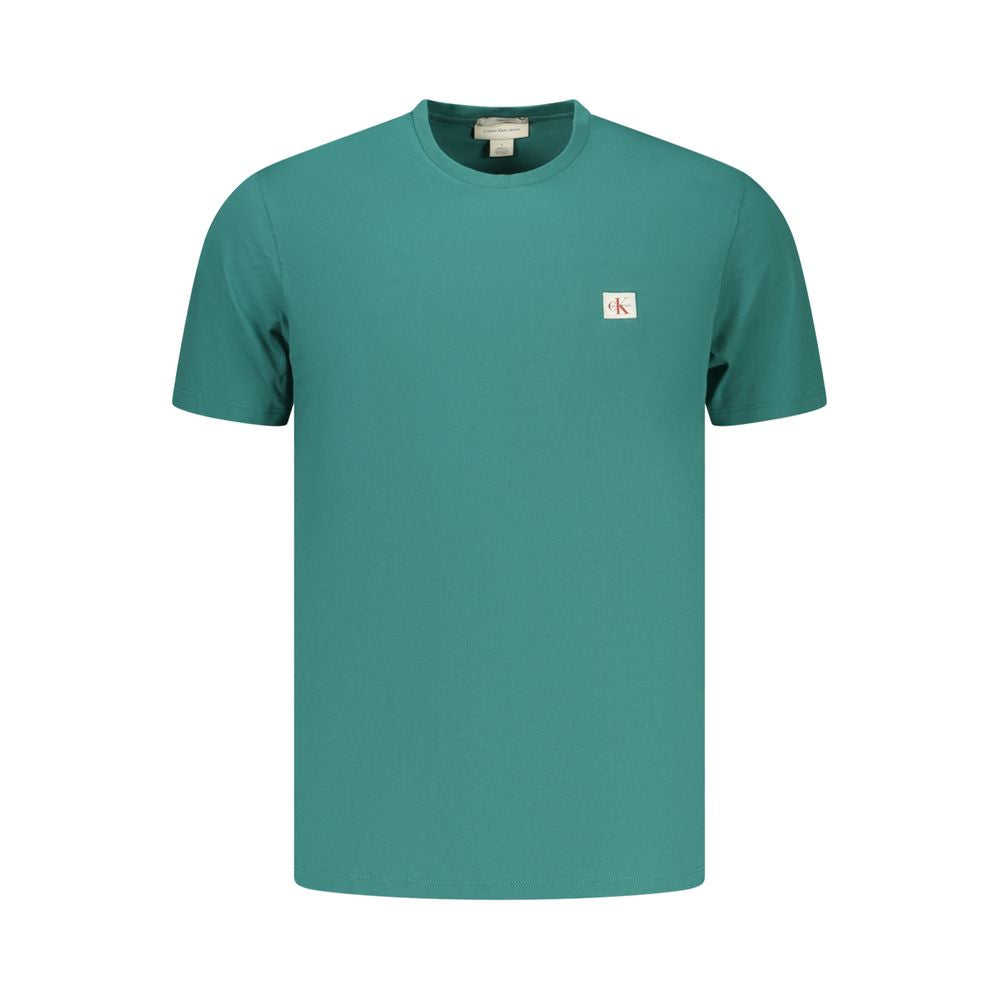 Grünes Baumwoll-T-Shirt für Herren