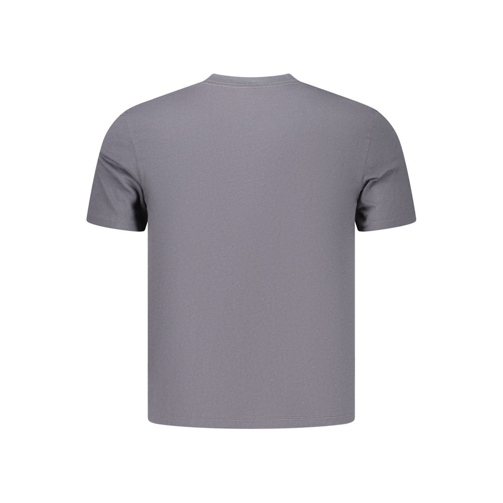 Graues Baumwoll-T-Shirt für Herren