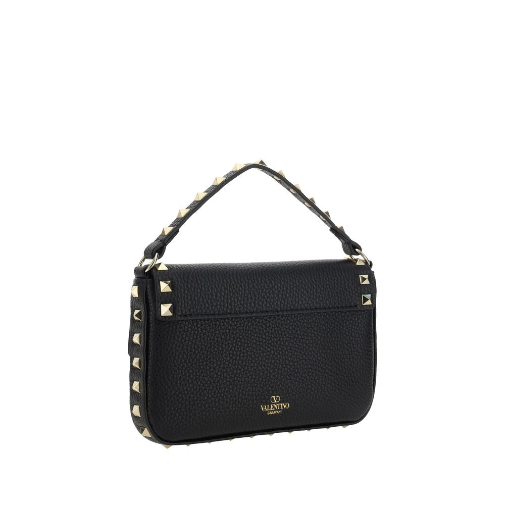 Schwarze Bos Taurus Kalbsleder Schultertasche