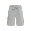 Weiße Baumwoll-Bermudashorts Brunello Cucinelli
