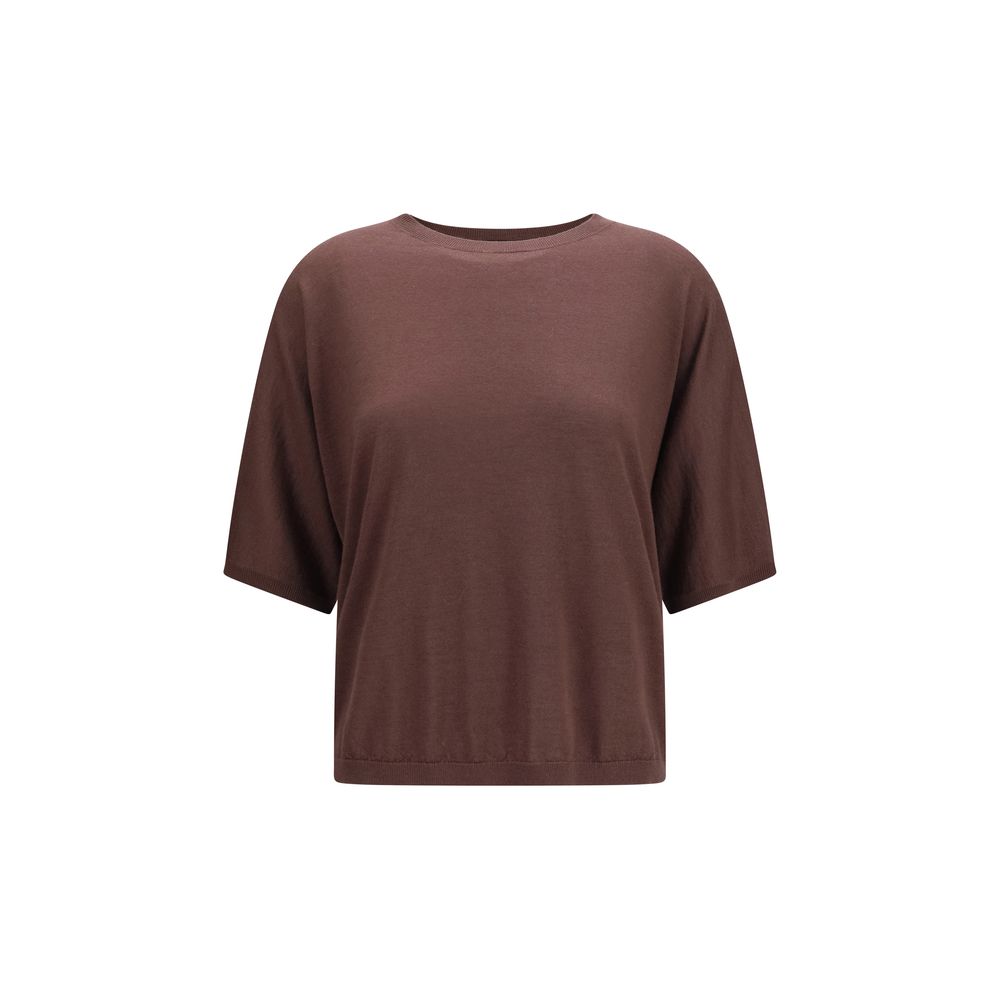 Lila Kaschmirpullover