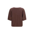 Lila Kaschmirpullover