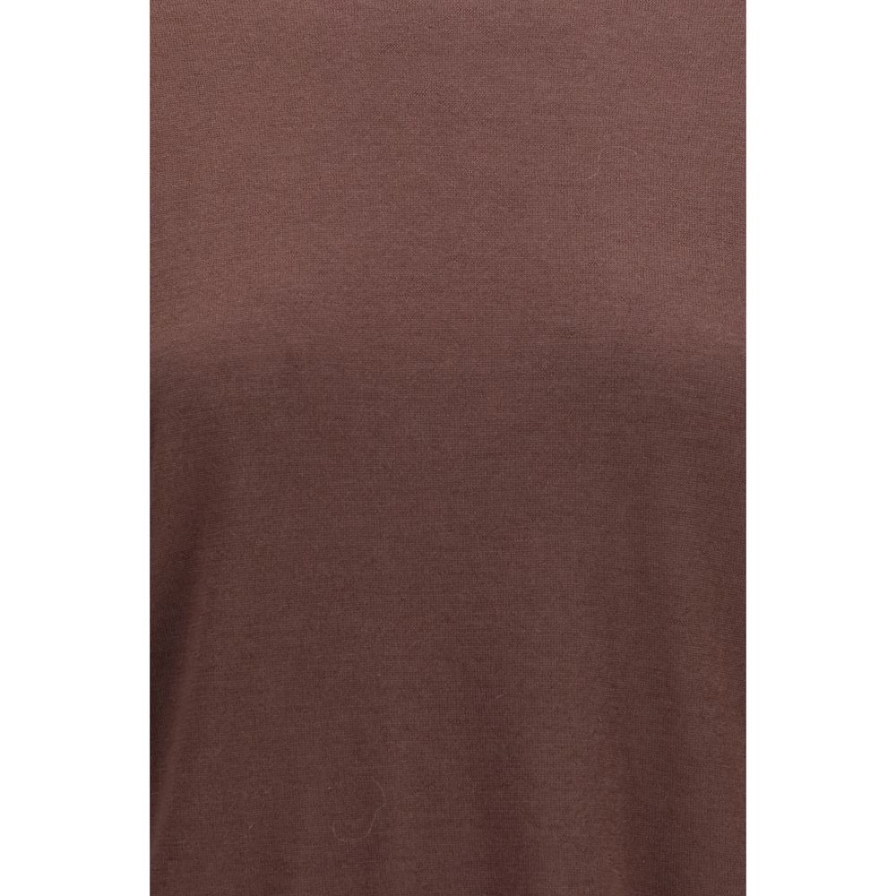Lila Kaschmirpullover
