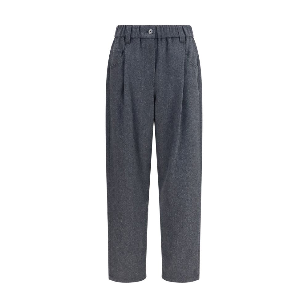 Graue Hose aus Ovis Aries Wolle