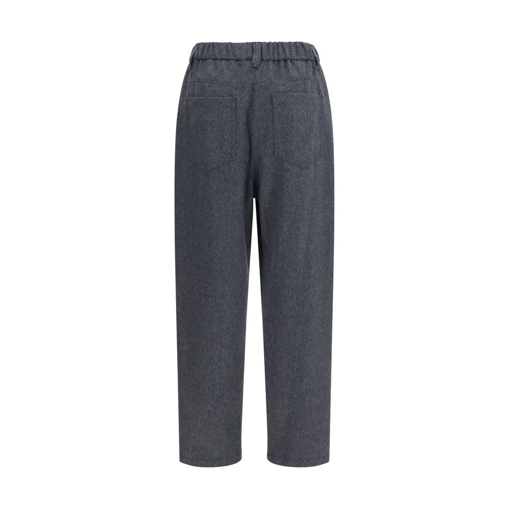 Graue Hose aus Ovis Aries Wolle