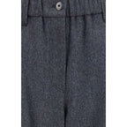 Graue Hose aus Ovis Aries Wolle
