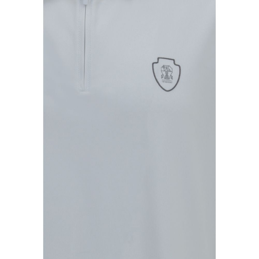 Brunello Cucinelli Weißes Poloshirt