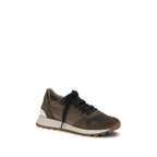 Braune Kalbsleder Bos Taurus Athletic Sneaker