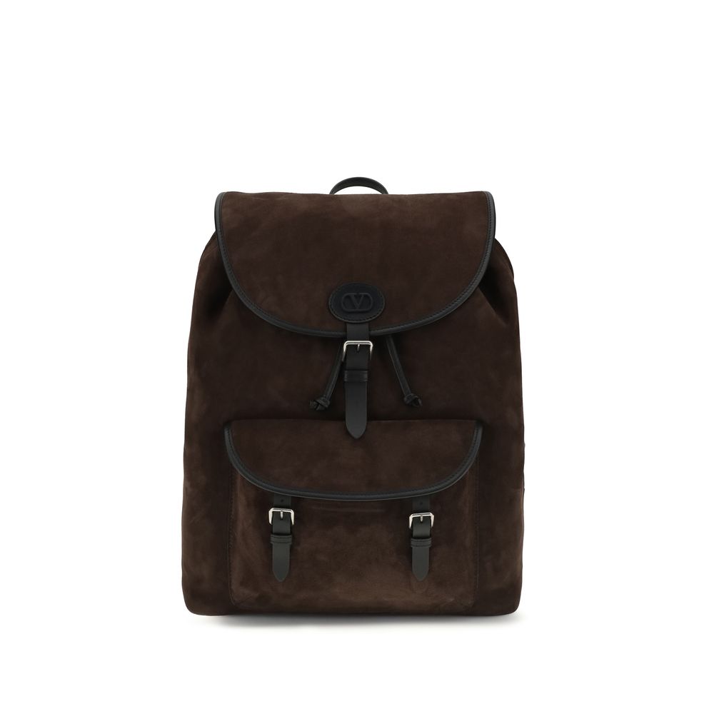 Brauner Kalbsleder-Rucksack Bos Taurus