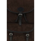 Brauner Kalbsleder-Rucksack Bos Taurus