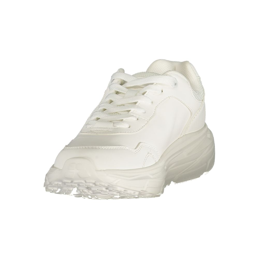 Weiße Sneaker aus Polyester