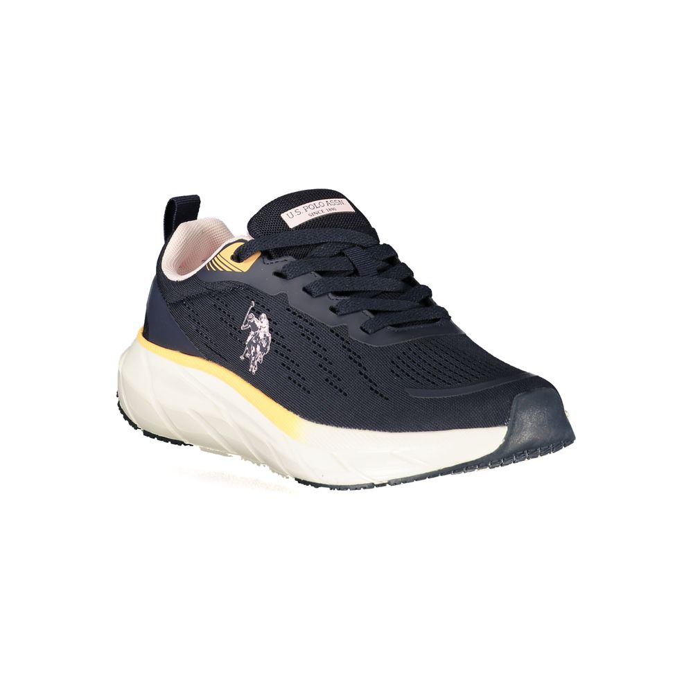 Blauer Stoff-Sneaker für Damen