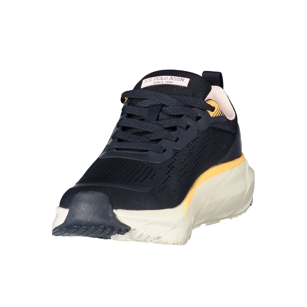 Blauer Stoff-Sneaker für Damen