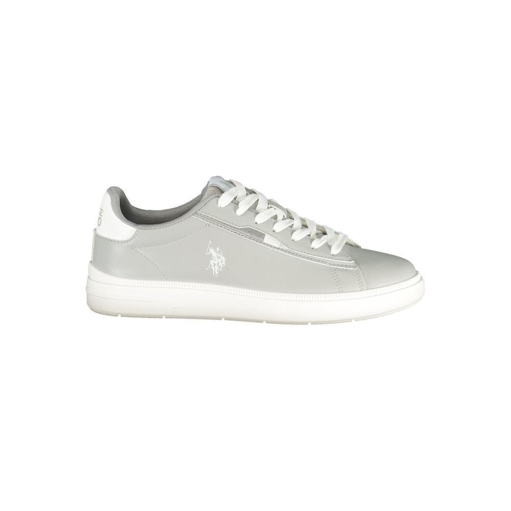 Grauer Herren-Sneaker aus Polyester