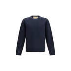 Blauer Baumwoll-Sweatshirt
