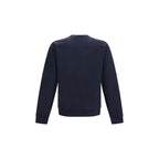 Blauer Baumwoll-Sweatshirt