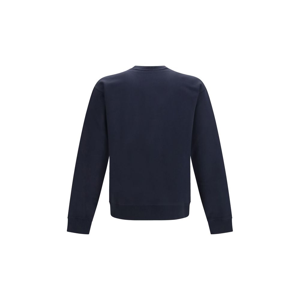 Blauer Baumwoll-Sweatshirt