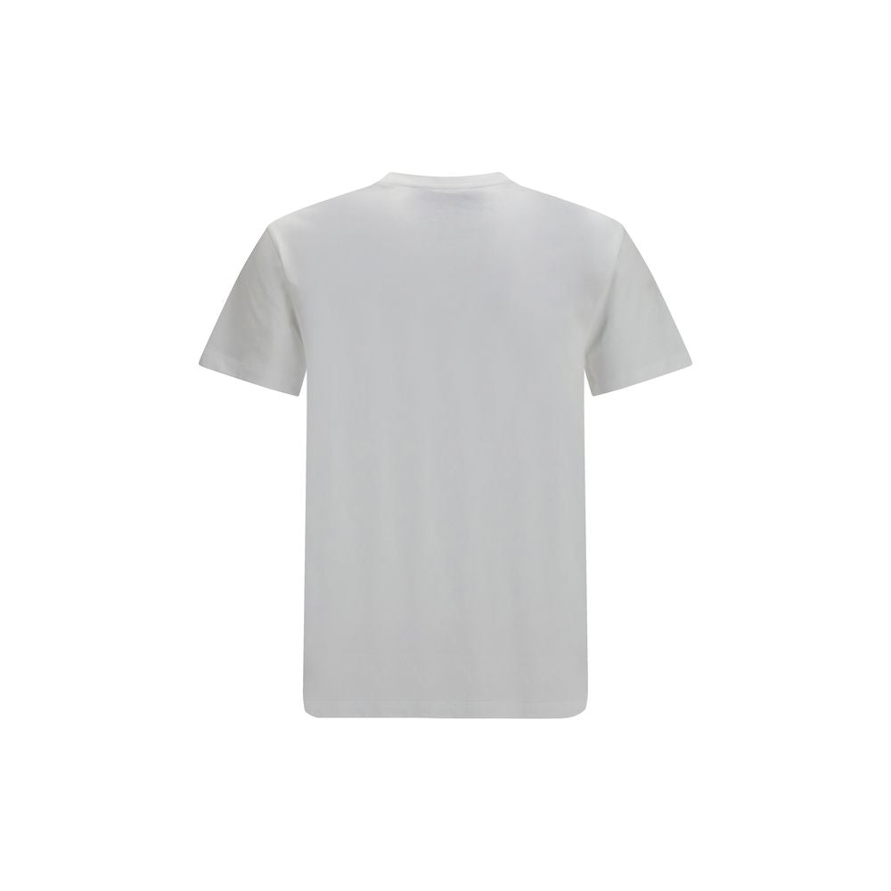 Weißes Baumwoll-T-Shirt