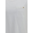 Weißes Baumwoll-T-Shirt