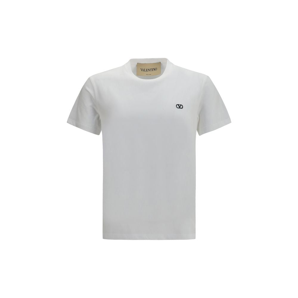 Weißes Baumwoll-T-Shirt
