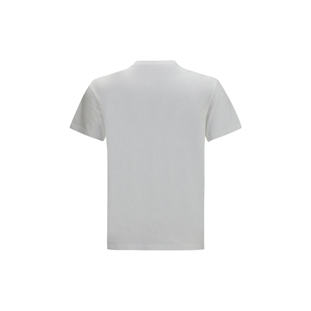 Weißes Baumwoll-T-Shirt