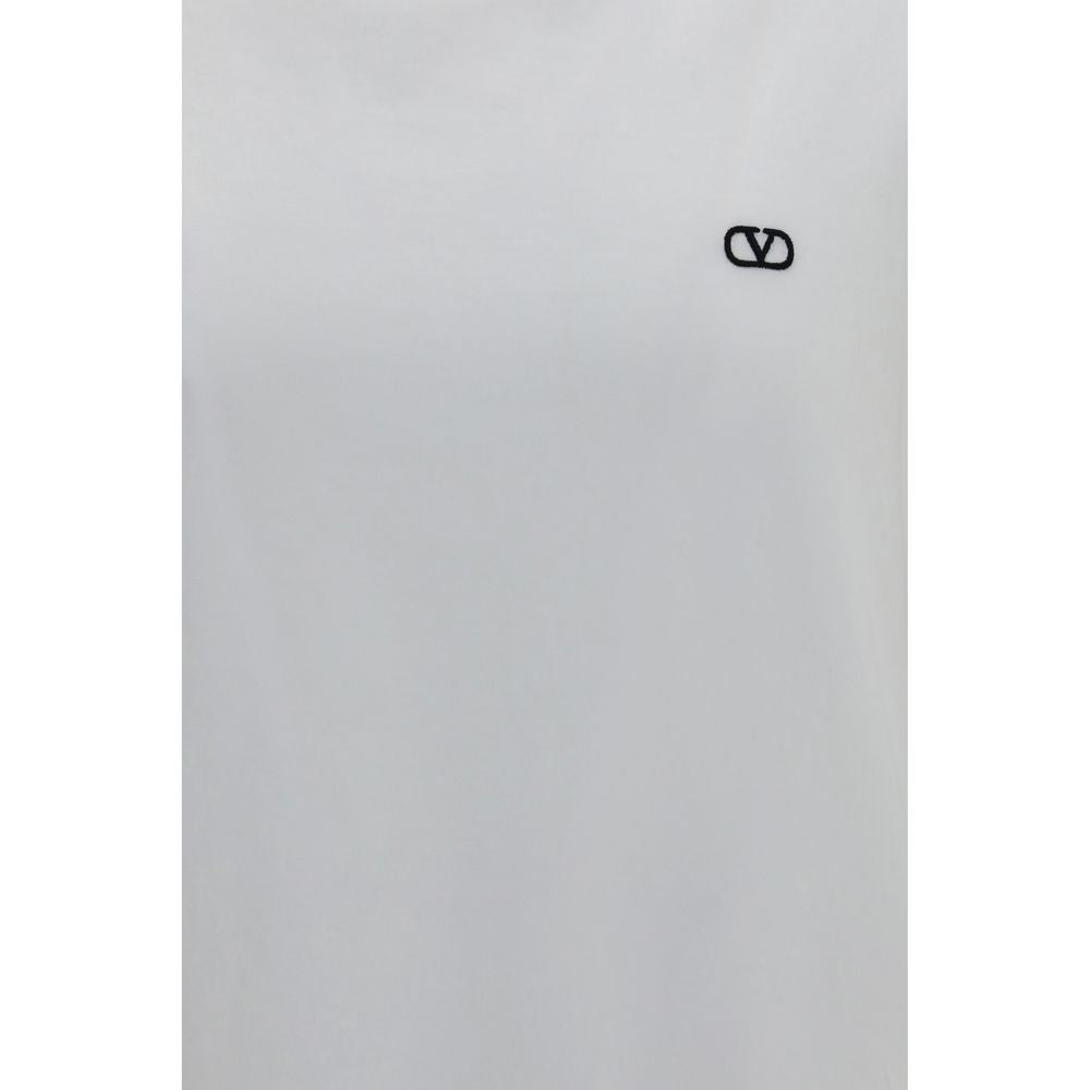 Weißes Baumwoll-T-Shirt