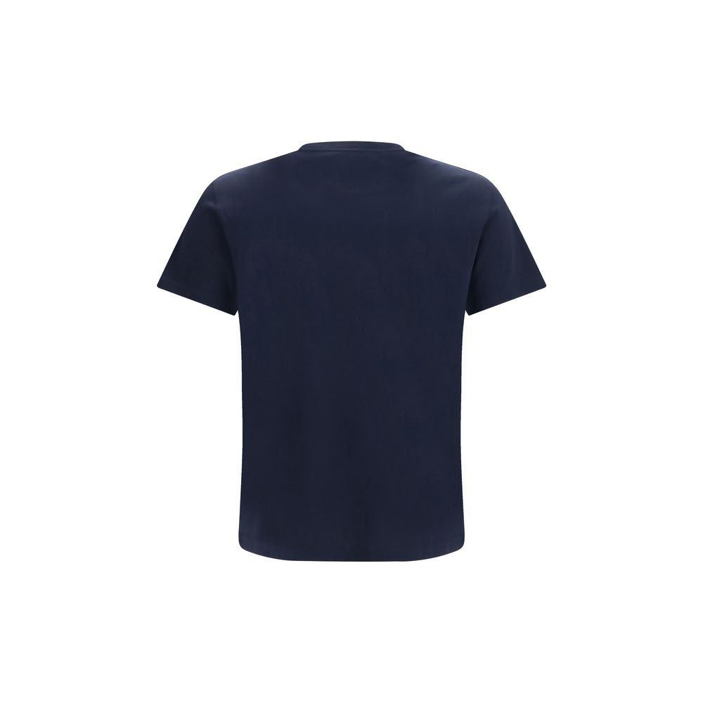 Blaues Baumwoll-T-Shirt