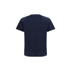 Blaues Baumwoll-T-Shirt