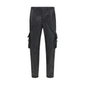 Schwarze Cargohose aus Nylon