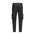 Schwarze Cargohose aus Nylon
