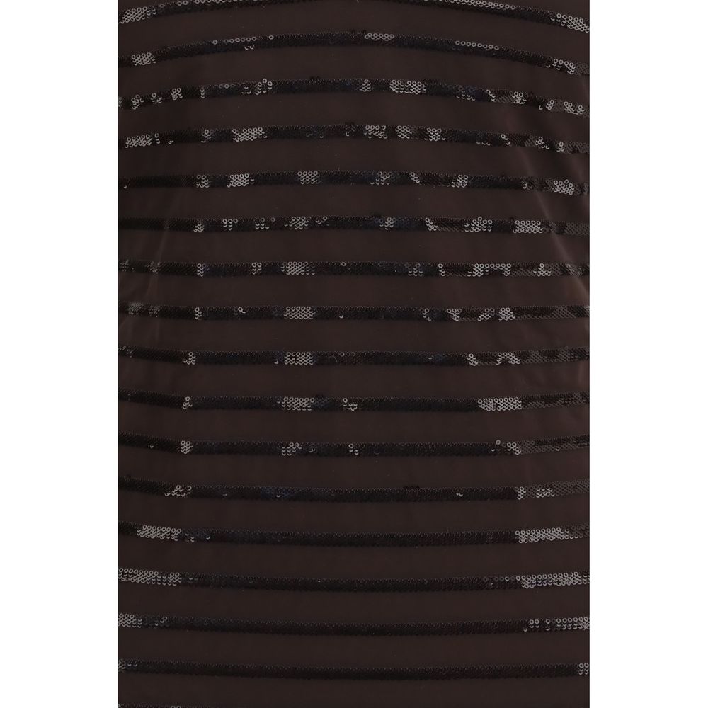 Brauner Badeanzug aus Nylon