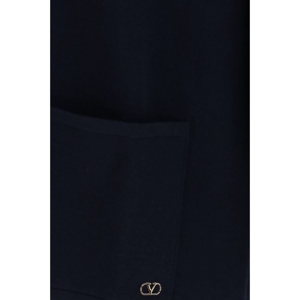 Blauer Wollcardigan Oves Aries