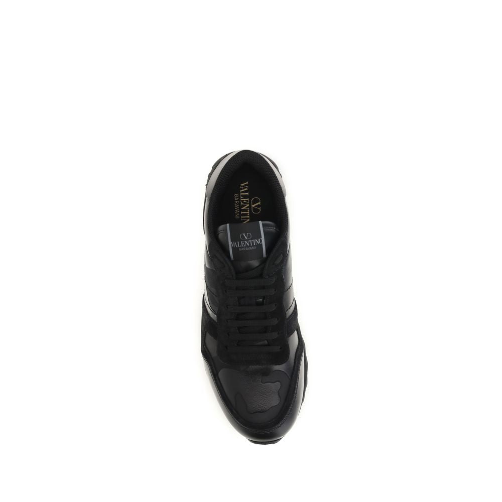 Schwarze Sneaker aus Polyester für sportliche Looks