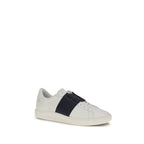 Sneakers aus blauem Kalbsleder Bos Taurus, Low-Top