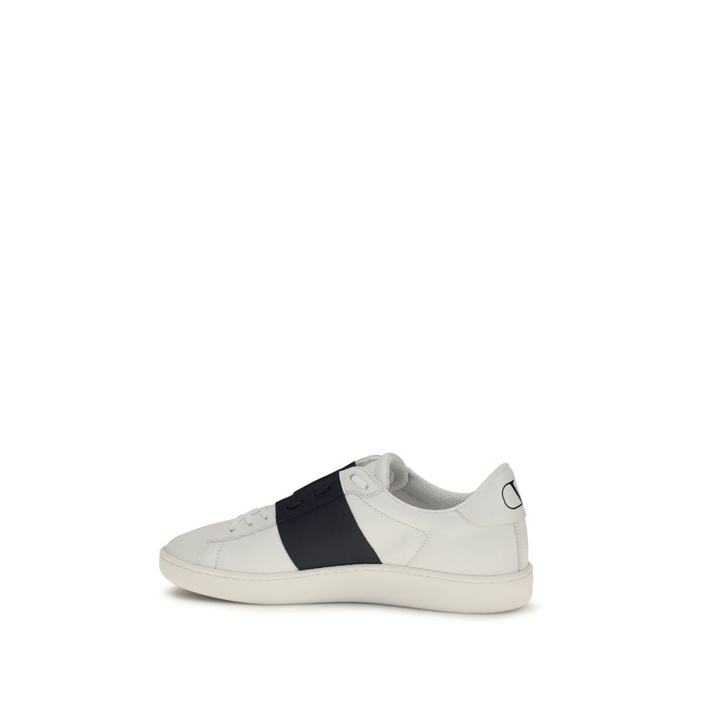 Sneakers aus blauem Kalbsleder Bos Taurus, Low-Top