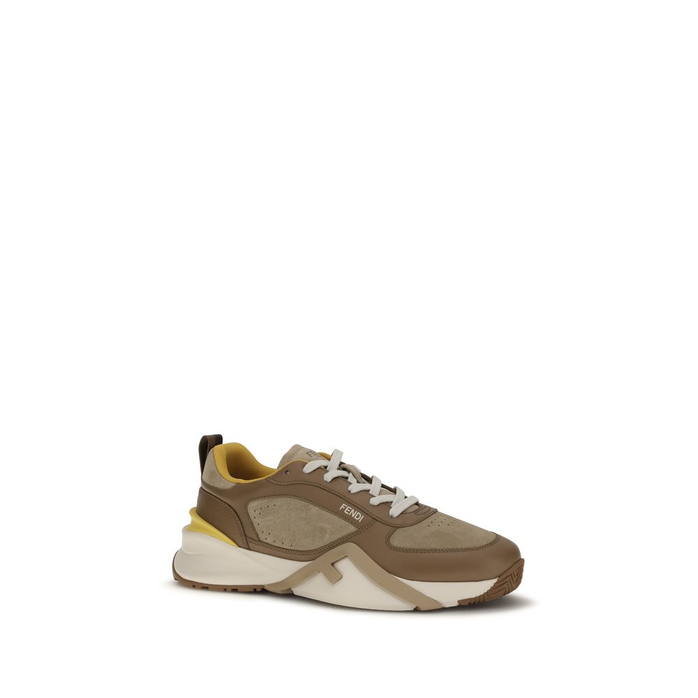 Multicolor Calf Leather Bos Taurus Athletic Sneakers