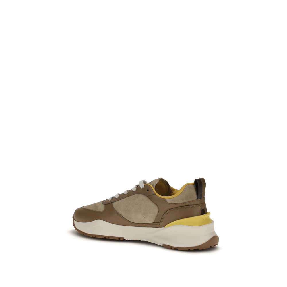 Multicolor Calf Leather Bos Taurus Athletic Sneakers