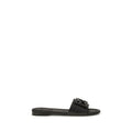 Schwarze Bos Taurus Kalbsleder-Sandalen
