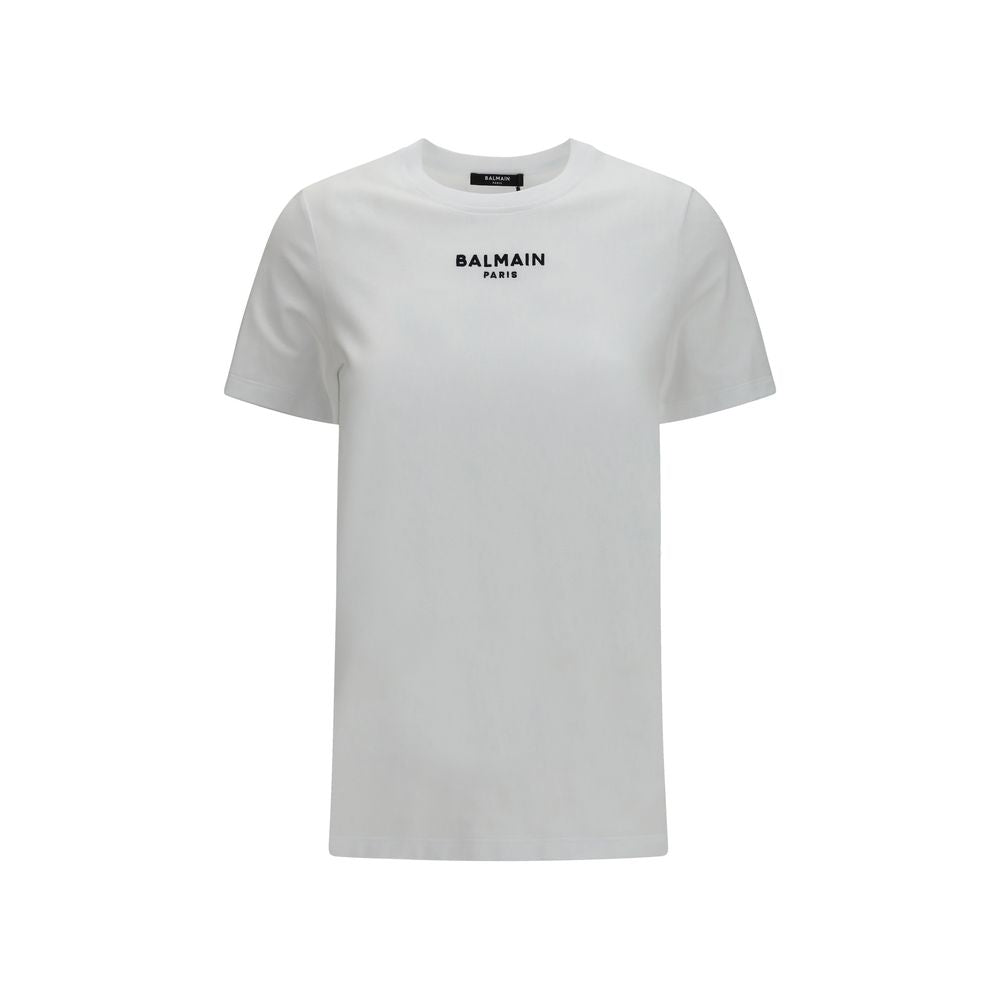 Weißes Baumwoll-T-Shirt