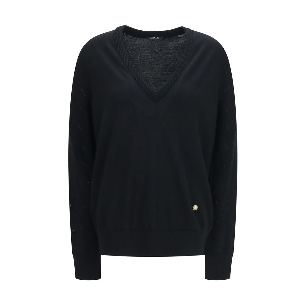 Pullover aus Wolle Oves Aries in Schwarz