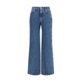 Blaue Baumwolljeans Denim