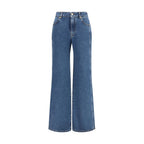 Blaue Baumwolljeans Denim