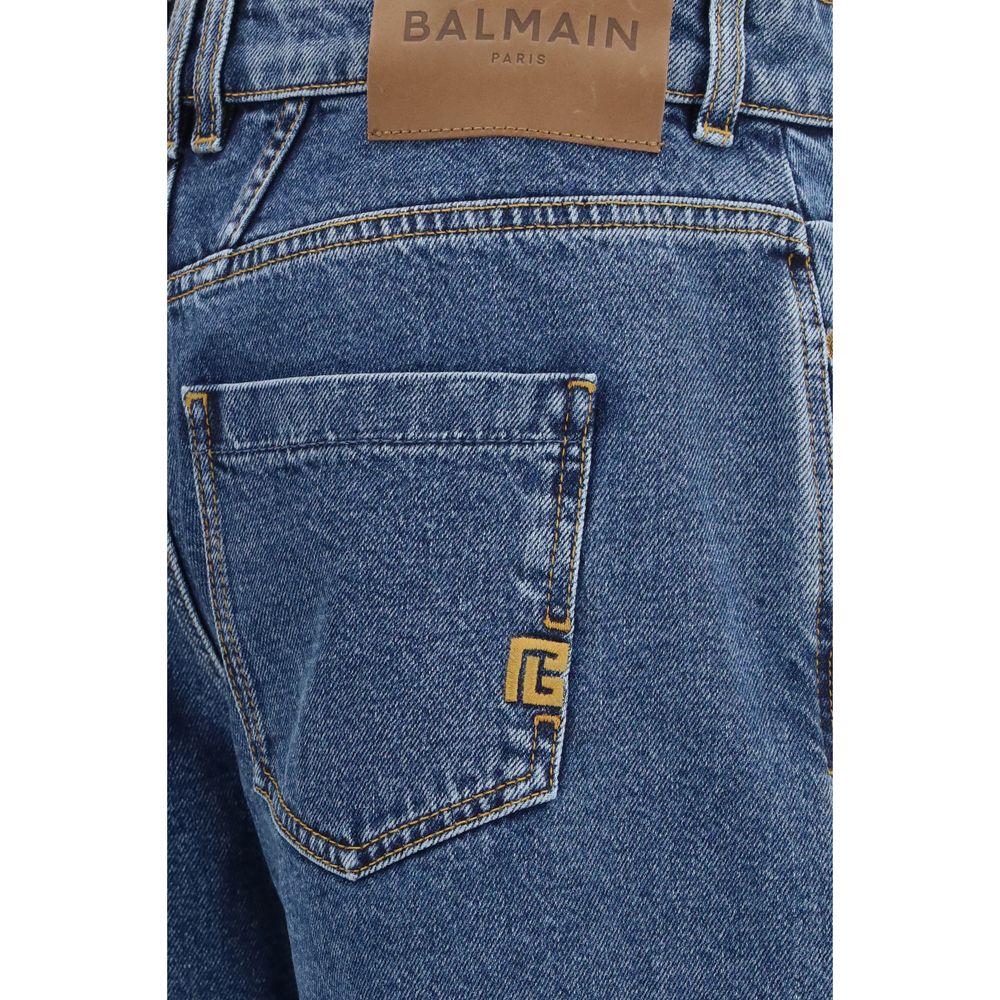 Blaue Baumwolljeans Denim
