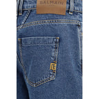 Blaue Baumwolljeans Denim